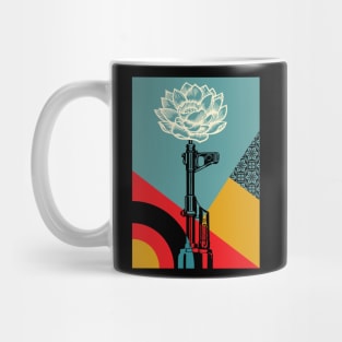 Lotus Symbol With AK47 Mug